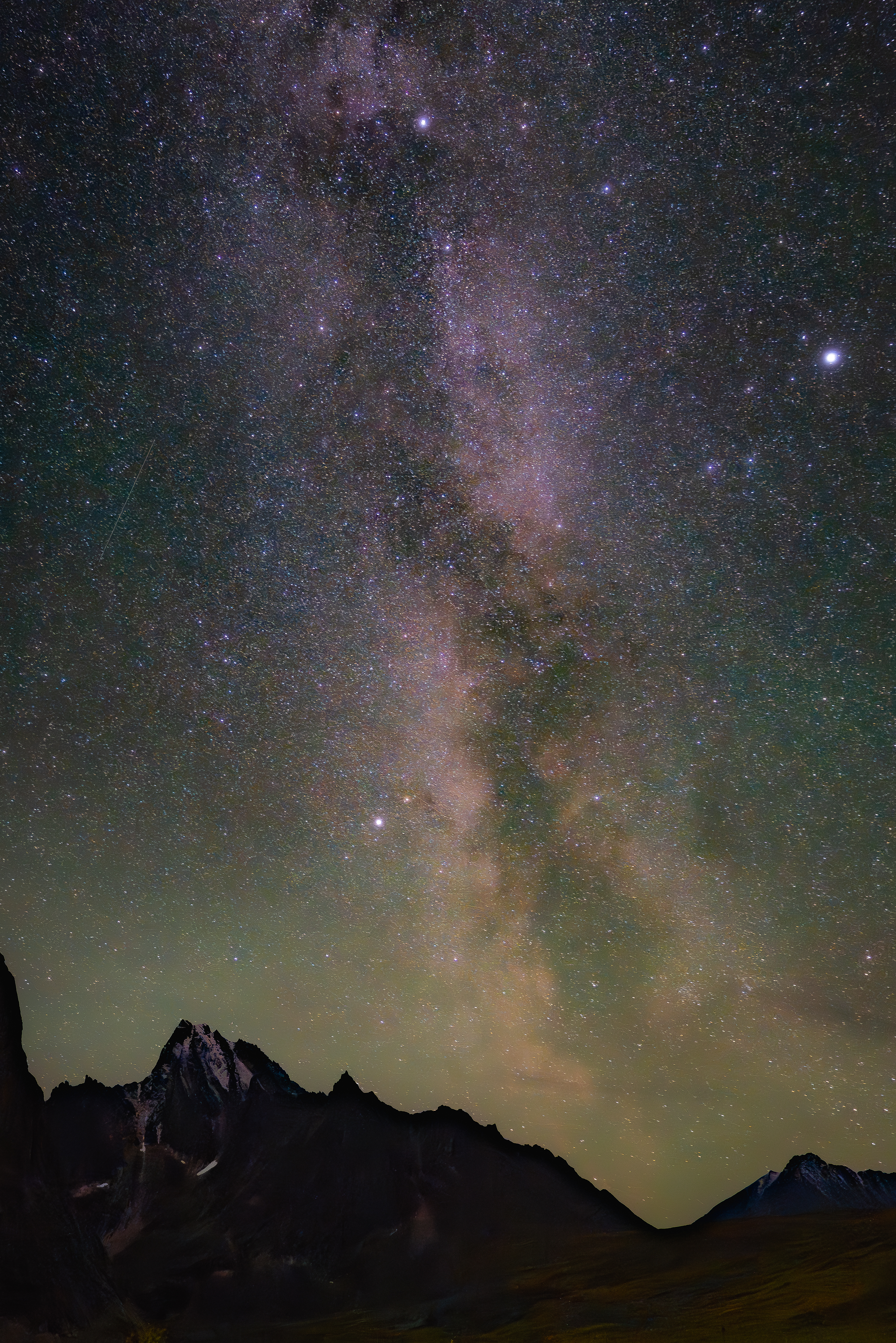 Milky Way at night time